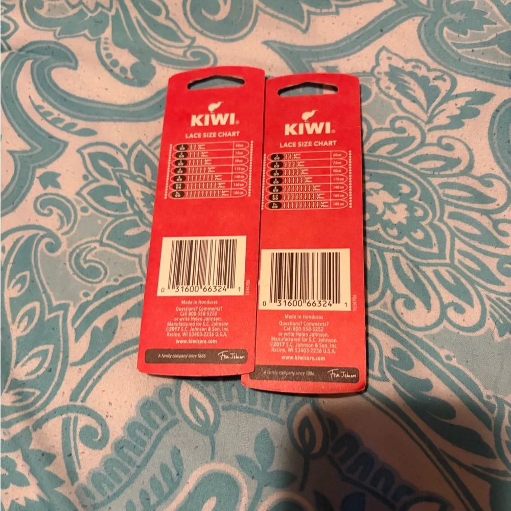 Kiwi Red Shoe‎ Lace Packaging